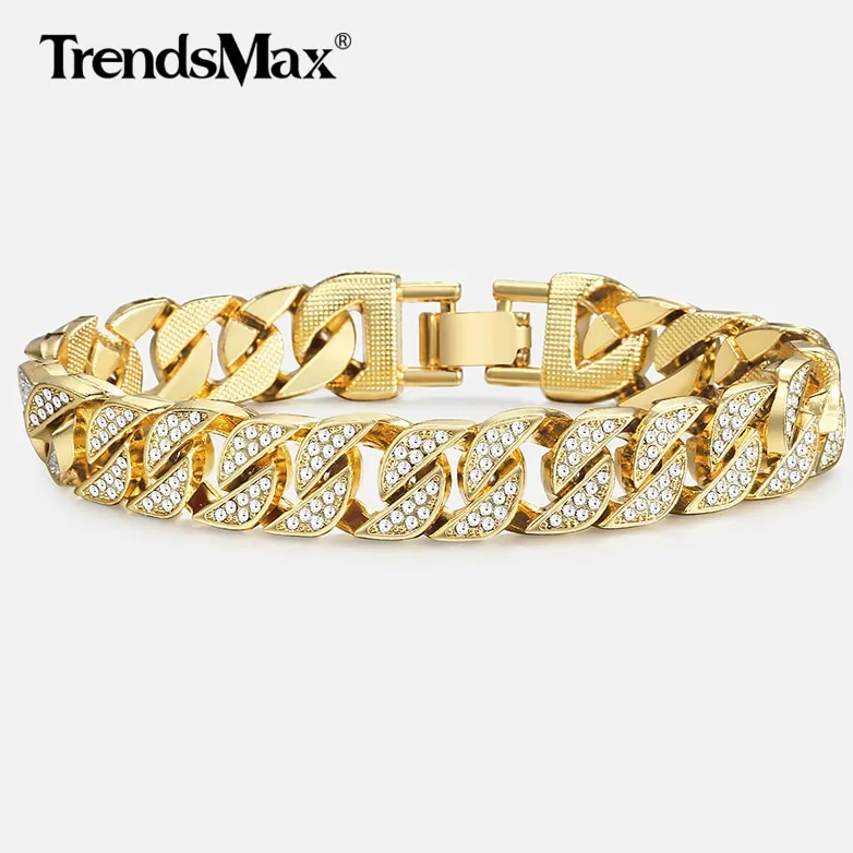 Miami Gold Curb Cuban Bracelet